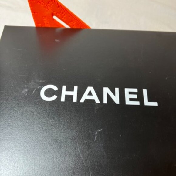 Chanel Three Empty Boxes Bundle Black Small Sunglasses Medium Large Boots - Picture 10 of 16